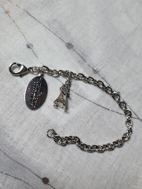 Hallmark The American Girl Collection "Kaya" Silver Tone Charm Bracelet 7"
